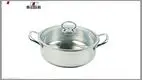 26cm Stainless Steel Hot Pot with Double Bottom- Customizable, High Quality 1