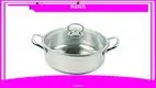 26cm Double Bottom Hot Pot with Glass Cover - Best Stainless Steel Choice 1