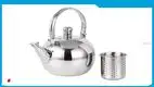 16CM Stainless Steel Tea Kettle with Filter 1