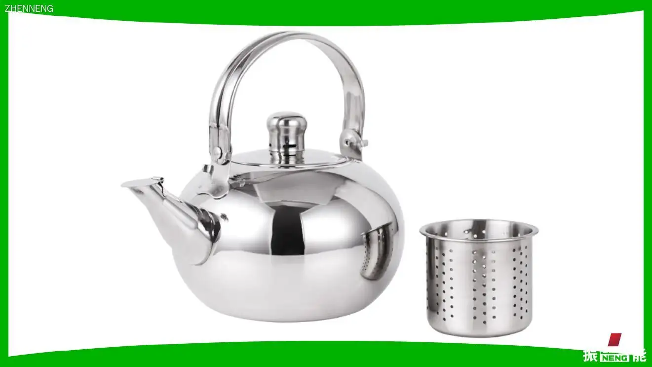 Stainless Steel Whistling Kettle 2.5L - Small & Exquisite, Non-Electric, Filter 1