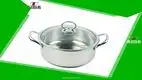 28cm Stainless Steel Hot Pot with Glass Lid - Superior Quality 1