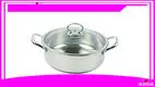 28cm Stainless Steel Hot Pot with Glass Lid - Best Quality & Performance1 1