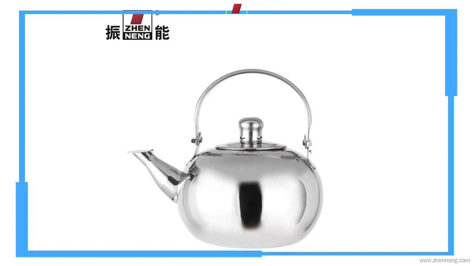 Stainless Steel Tea Kettle with Filter - 20CM 2.5L Capacity 1