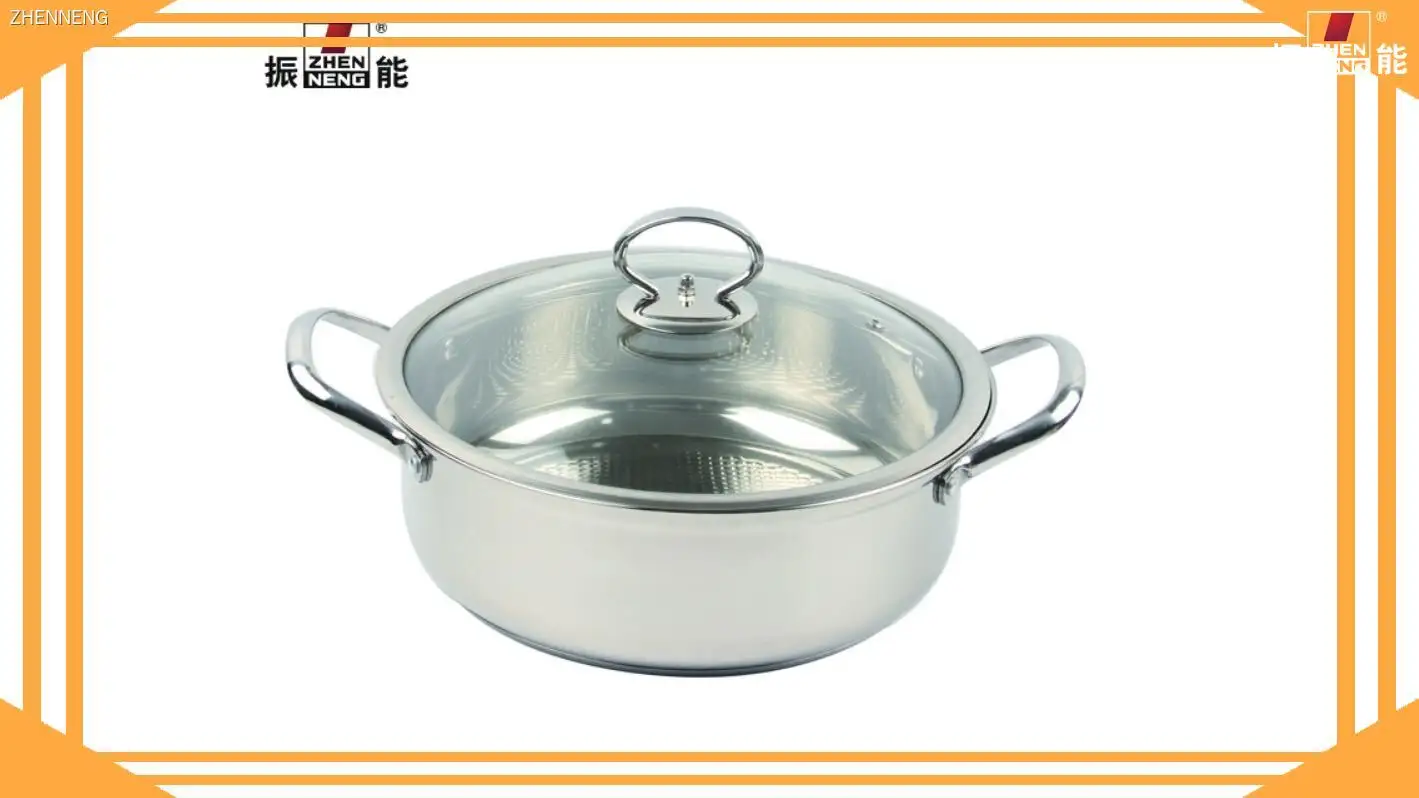 Marmite en acier inoxydable 30 cm - Ustensiles de cuisine de qualité supérieure 1