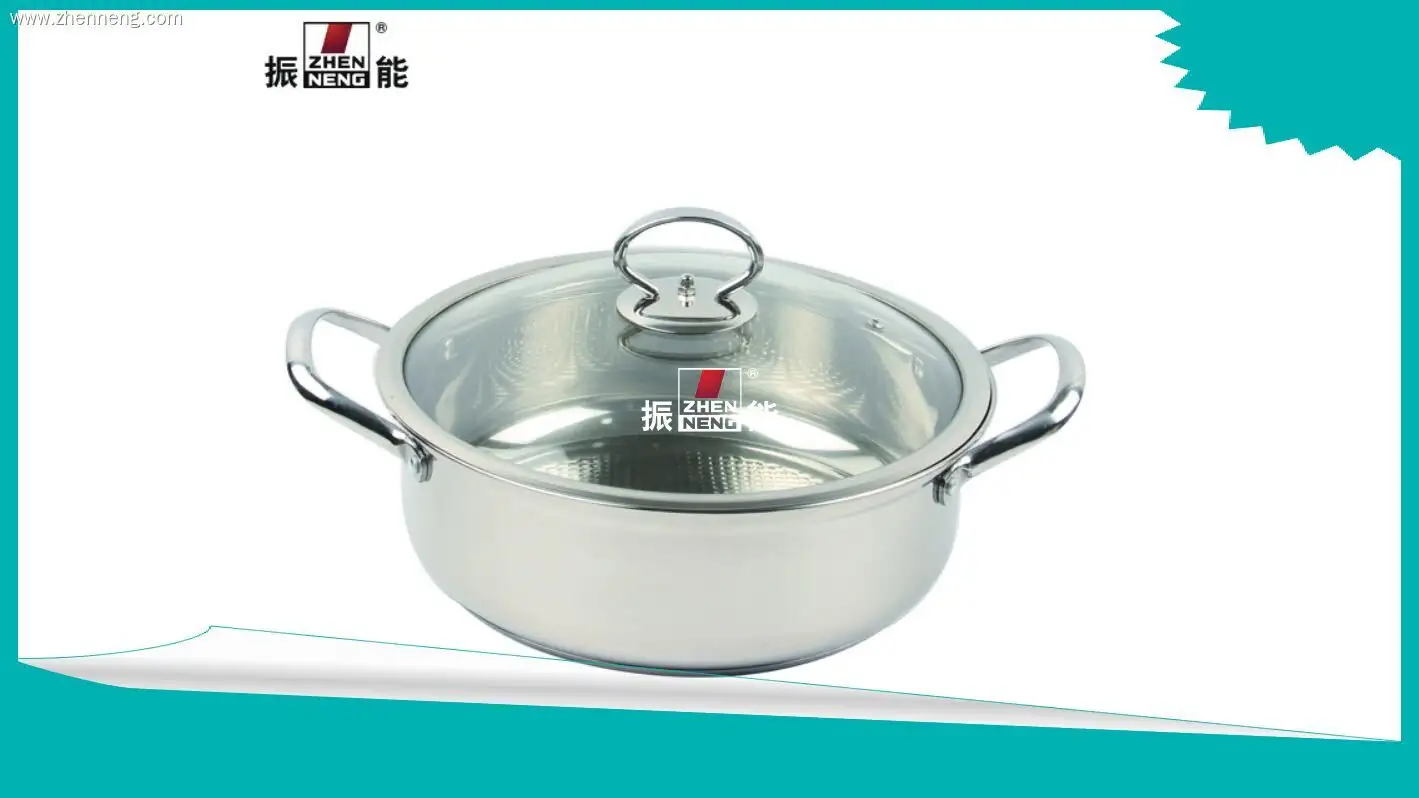 30cm Stainless Steel Hot Pot for Induction Gas Stove 1