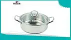30cm Stainless Steel Hot Pot for Induction Gas Stove 1