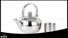 14CM Stovetop Teapot with Removable Infuser - Stainless Steel, Customizable Sizes - Drum-Shaped Stainless Steel Kettle 1
