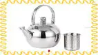 14CM Stainless Steel Teapot with Removable Infuser - Customizable Size - Premium Quality - Non-Electric Kettle with Filter 1