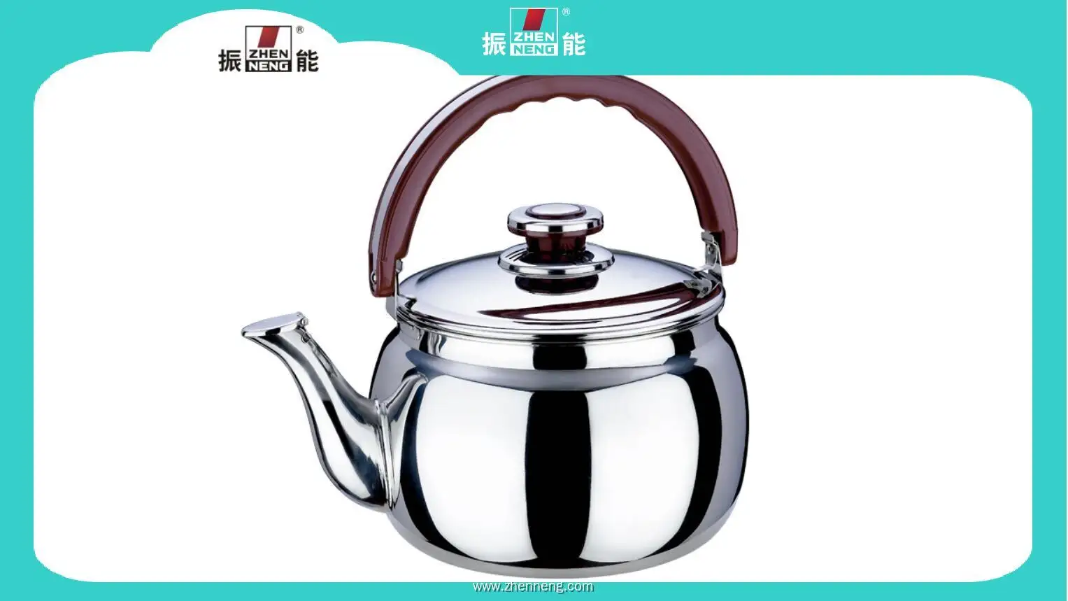 High Quality 3.5L Stainless Steel Pyramid Kettle 1