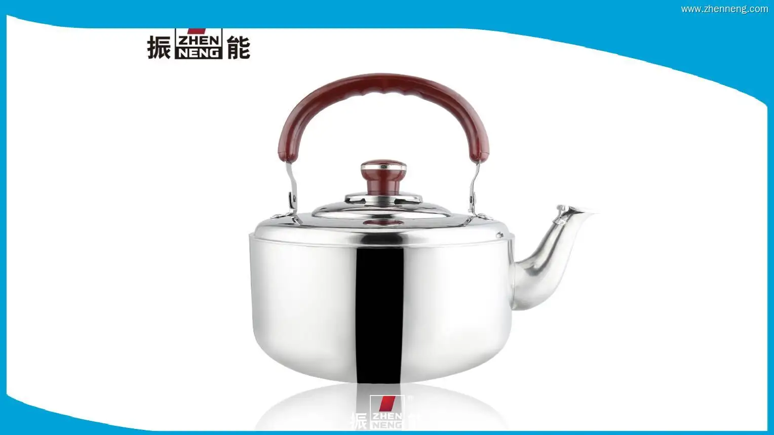 Stainless Steel Non-Electric Induction Kettle - Gas Stove Compatible 1