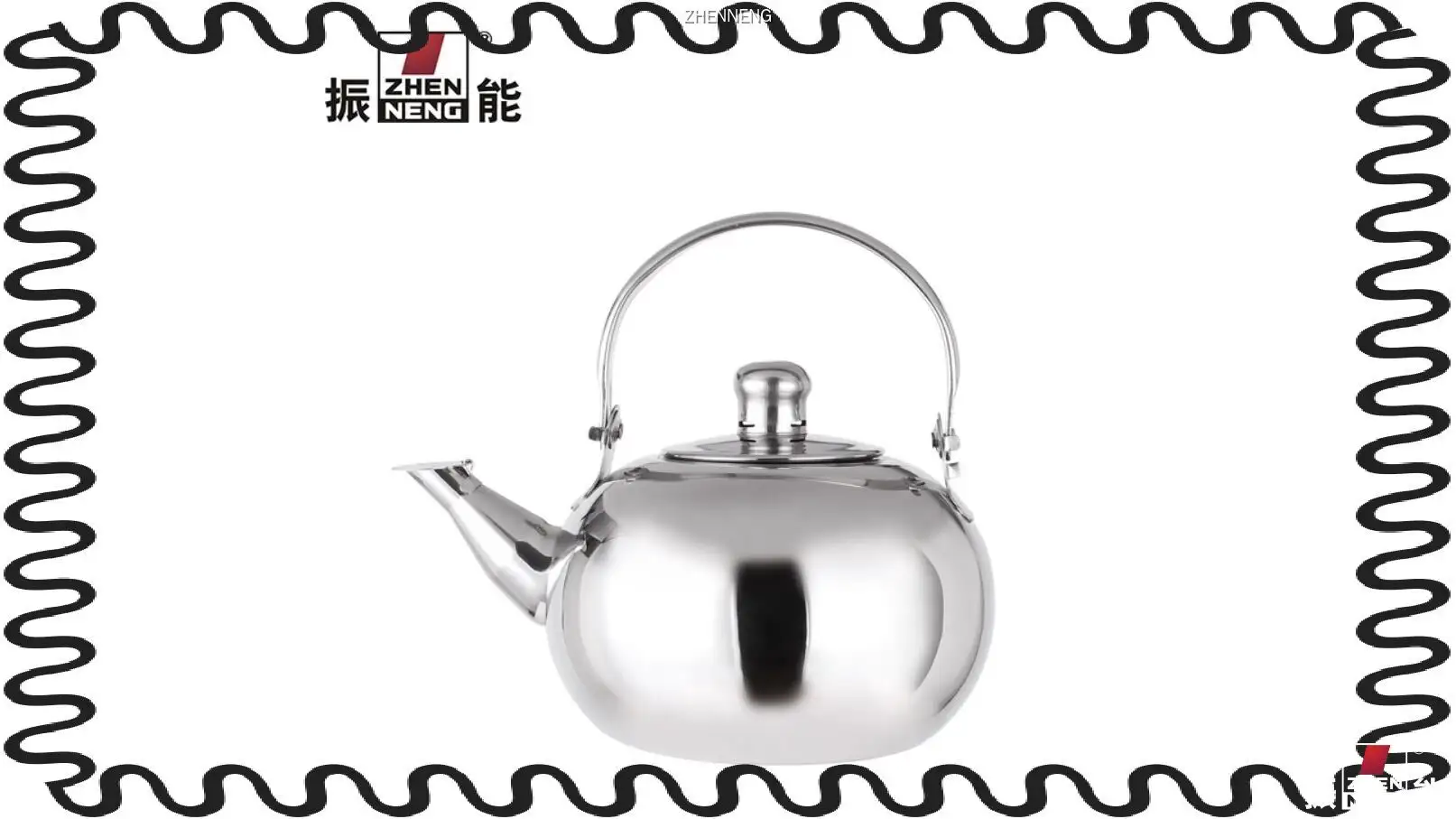 Stainless Steel Teapot for Gas Stove - 24cm 1