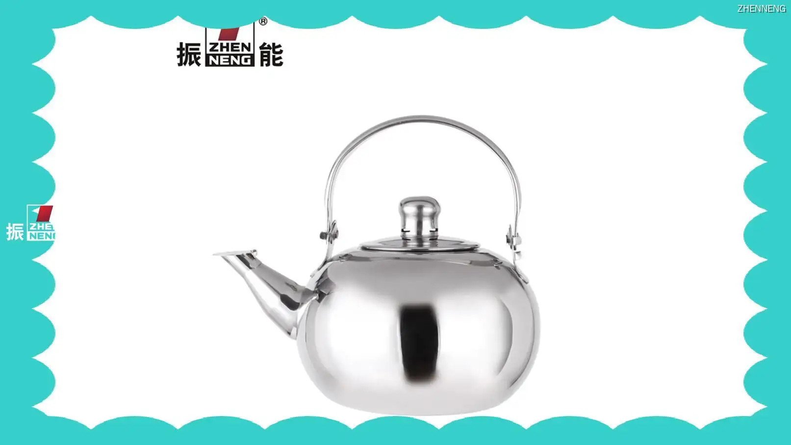 24cm Stainless Steel Teapot for Gas Stove 1