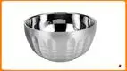 Stackable Double Walled Soup Bowl - 11.5cm Stainless Steel 1