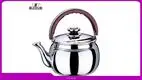 4.0L Stainless Steel Camping Kettle - Gas/Coal Stove 1