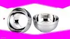 Stainless Steel Salad Bowls with Customizable Sizes - High Heat Resistant and Double Walled Noodles Soup Bowl 1