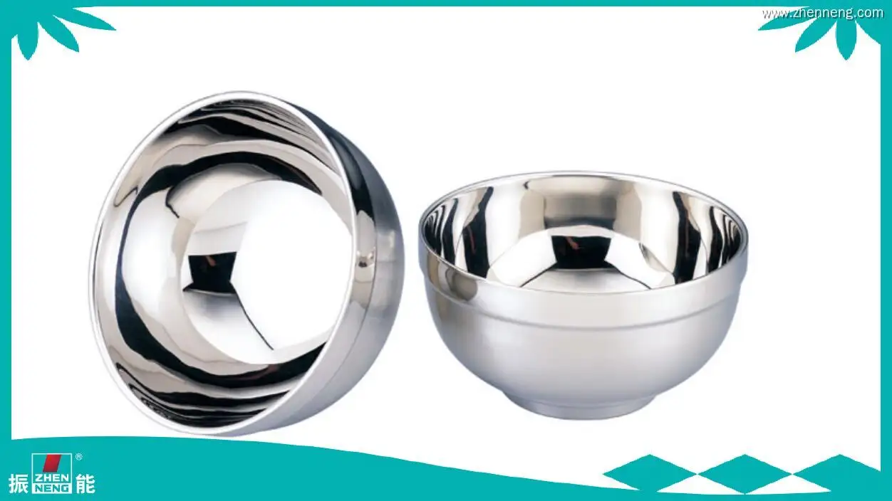 Stainless Steel Double-layer Soup Bowl - Durable & Heat Resistant 1