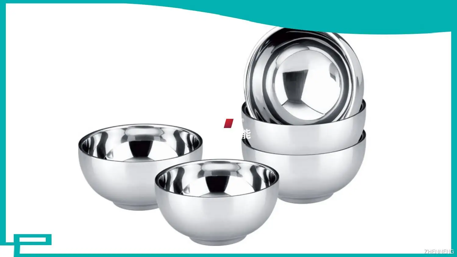 304 Stainless Steel Double Wall Serving Bowl - Dishwasher Safe 1