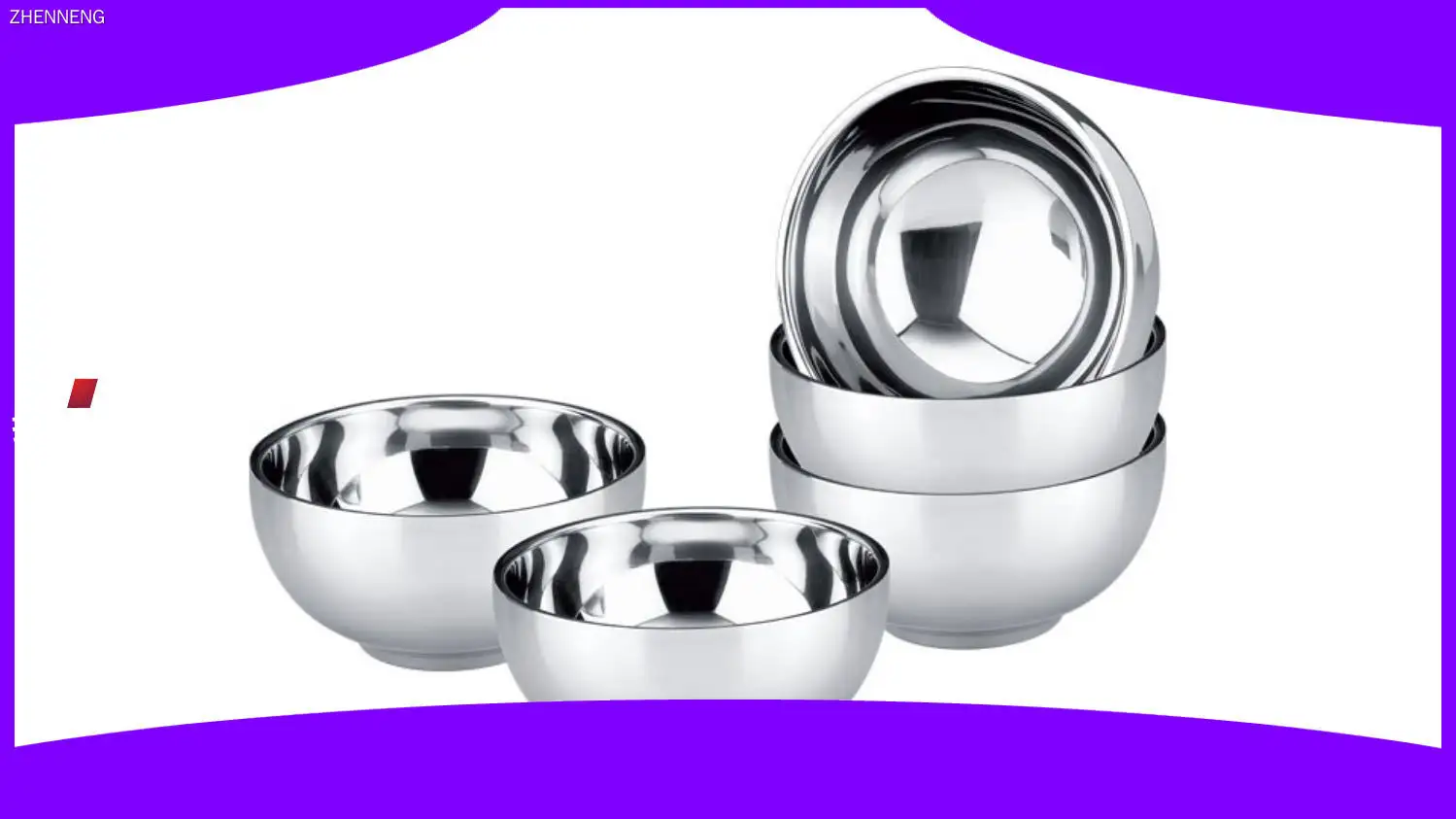 Mini stainless steel bowls at Wholesale Prices | ZHENNENG 1