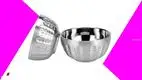304 Stainless Steel Double Walled Soup Bowl: Heat Insulated 1