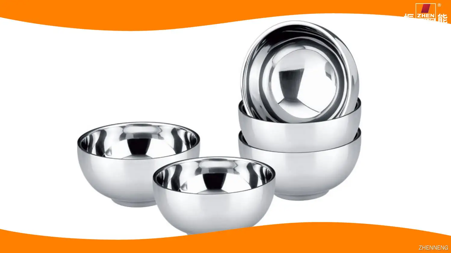 ZHENNENG | Wholesale Heat insulated 304 stainless steel bowls Company 1