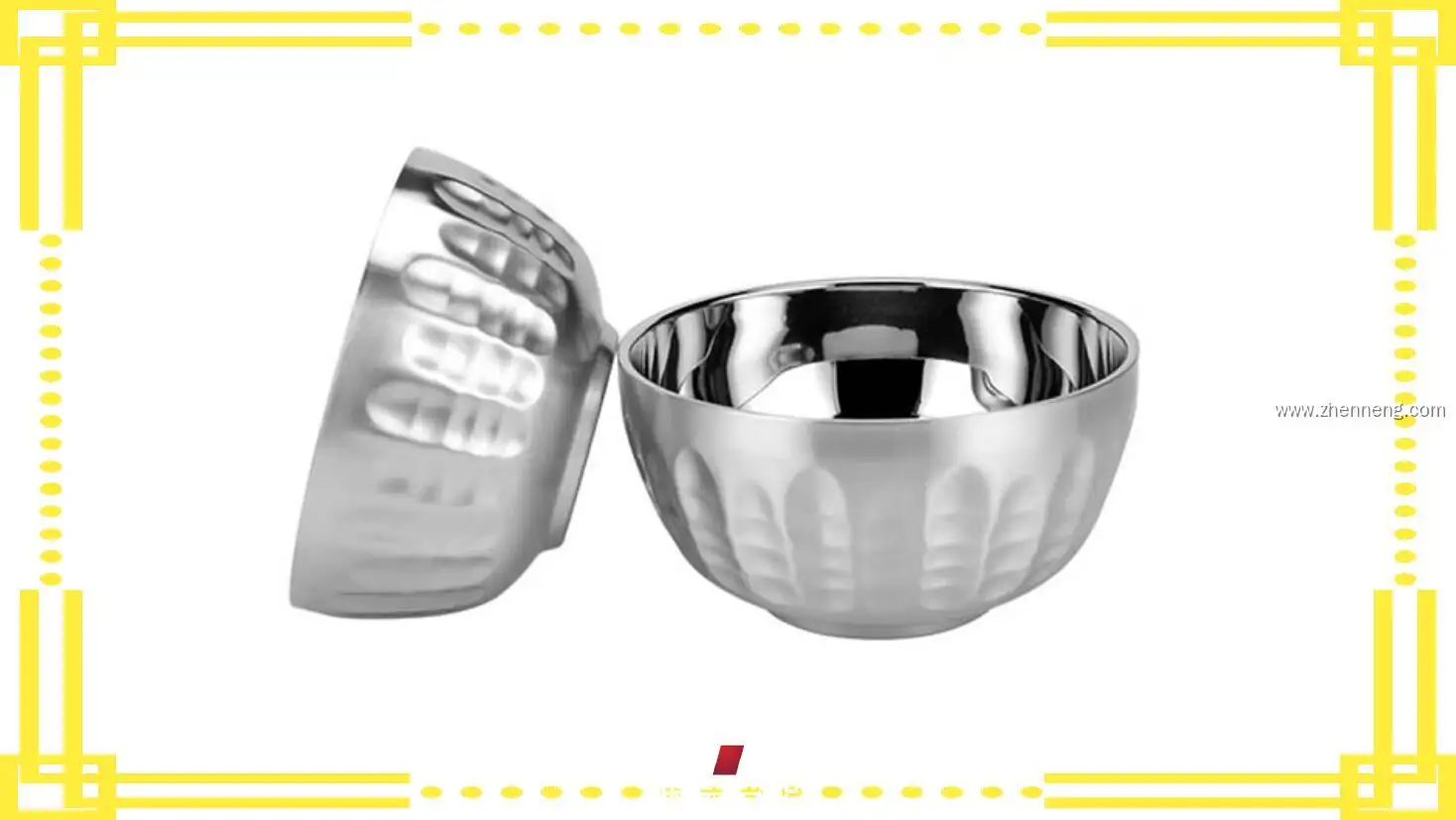 304 Stainless Steel Double Wall Insulated Serving Bowls 1