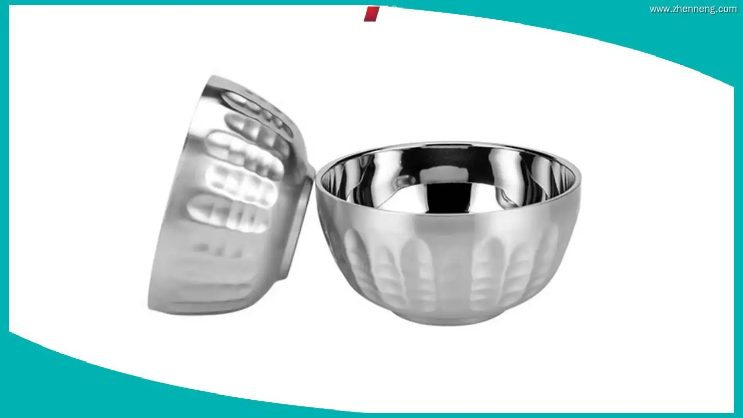 304 Stainless Steel Double Wall Insulated Serving Bowls with Customizable Specifications - Factory Direct Sale - Stackable Bowls 1