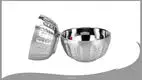 304 Stainless Steel Double Wall Heat Insulated Serving Bowls - Factory Direct Sale1 1
