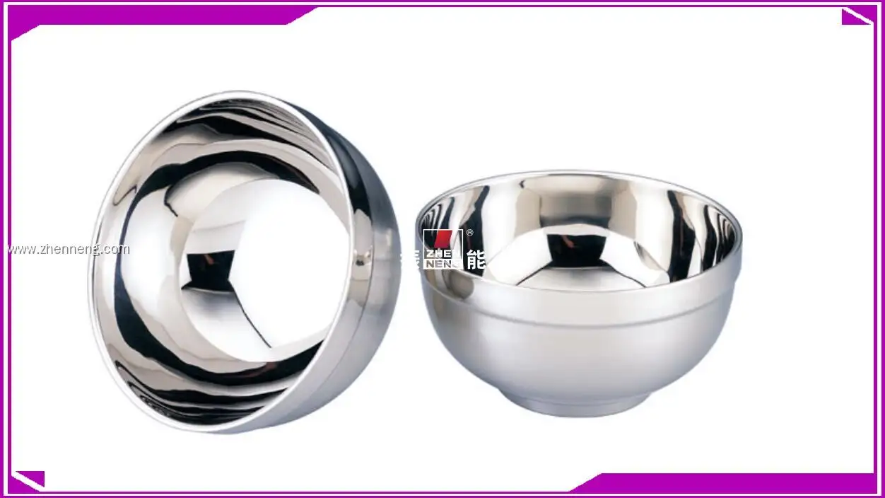 Double Wall Steel Bowl - Eco-Friendly & Large Capacity 1