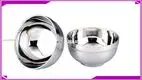 Double Wall Steel Bowl - Eco-Friendly & Large Capacity 1