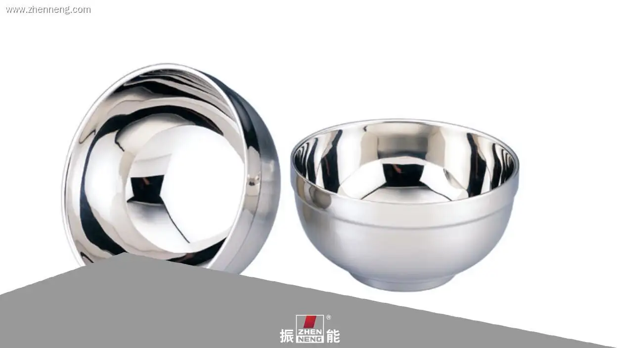 Stainless Steel Salad Bowl - Eco-Friendly & Large Capacity 1