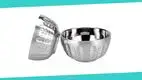 16cm Anti-Slip Double Walled Stainless Steel Bowl - Customizable Size & Outstanding Performance 1