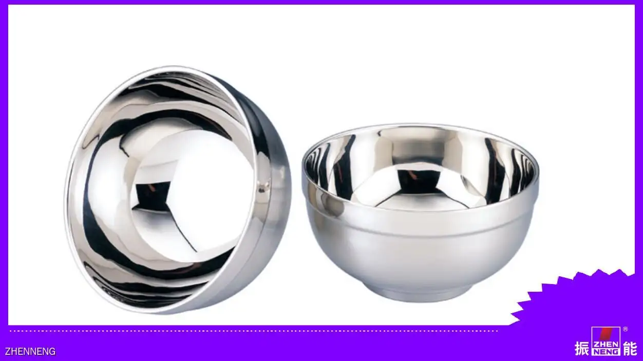 12cm Stainless Steel Double-Layer Rice Noodle Bowl - Anti-Scalding & Heat Insulation 1