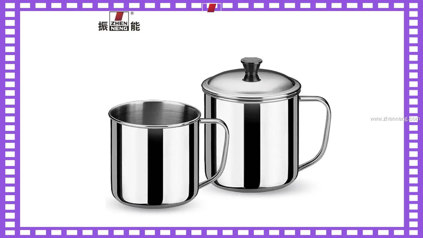 Eco-Friendly Stainless Steel Mug with Handle and Cover 1