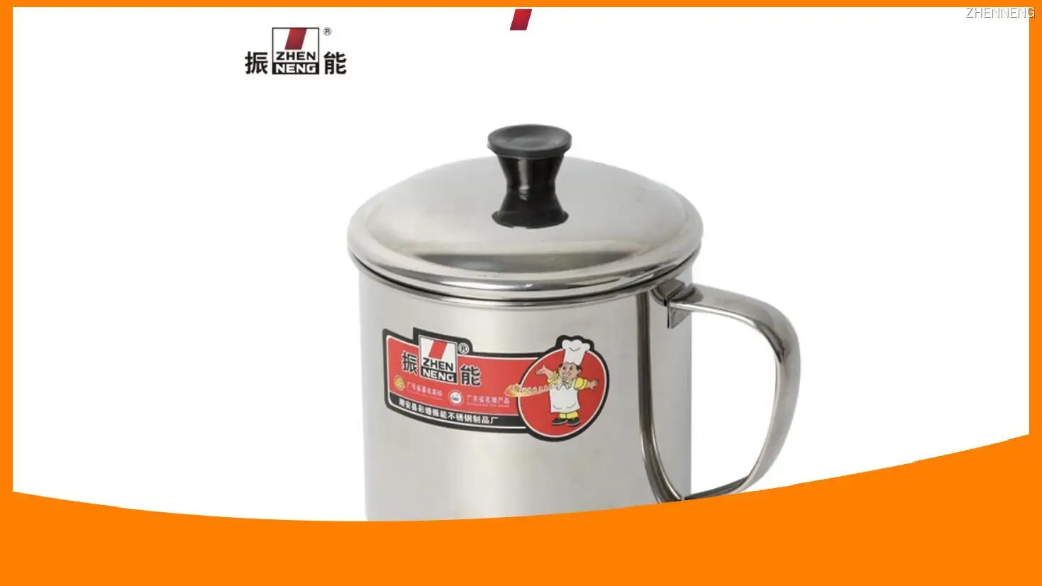 11厘米不锈钢牙刷杯，带盖和把手 - 可定制，提升杯子的可见度 1