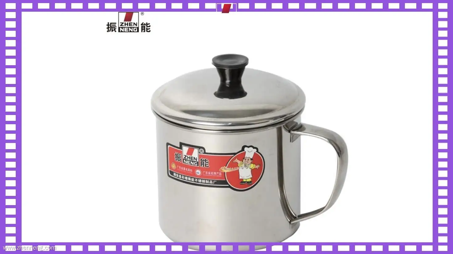 Portable Stainless Steel Cup with Cover and Handle - Ideal for Outdoor Coffee, Water, and Tea - Customizable Specifications - ISO Certified. 1