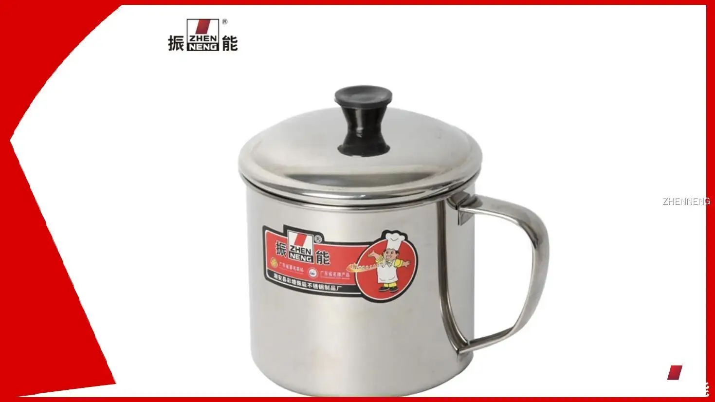 11cm Stainless Steel Travel Cup with Lid and Handle - Portable and Durable 1