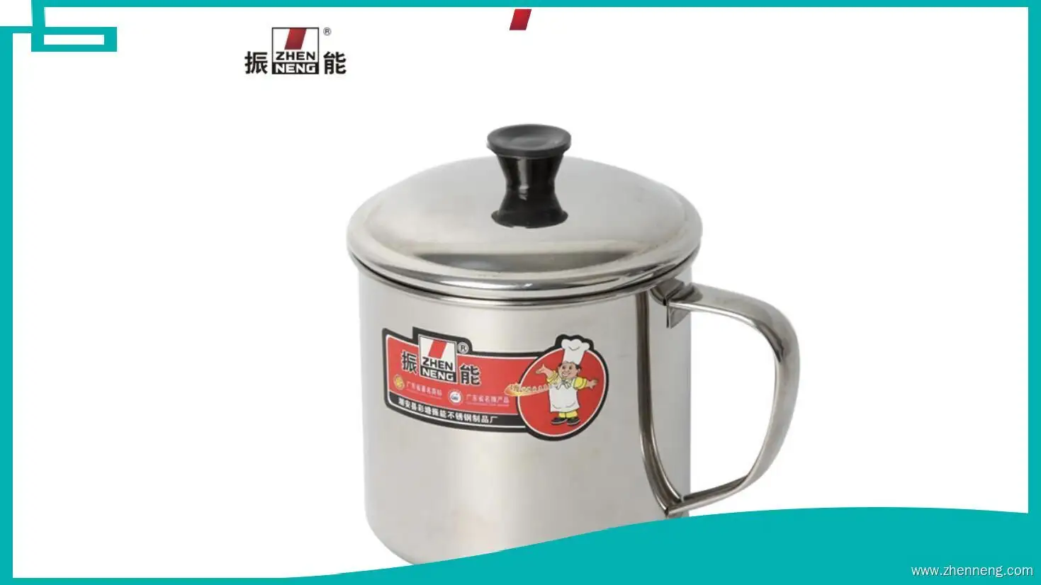 Custom Stainless Steel Drinking Cup with Handle 9cm 1