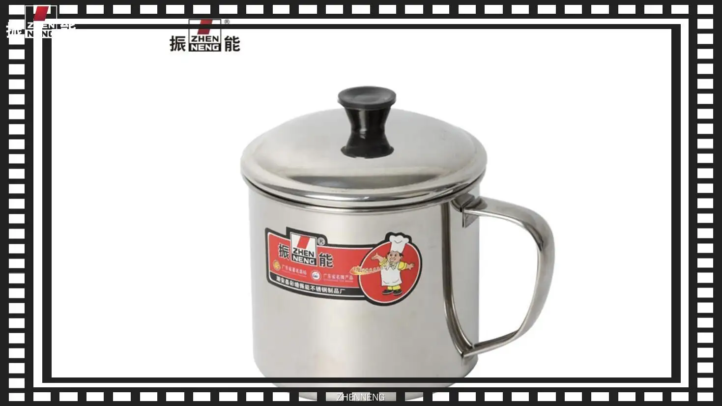 9cm Stainless Steel Insulated Tumbler with Handle & Cover 1