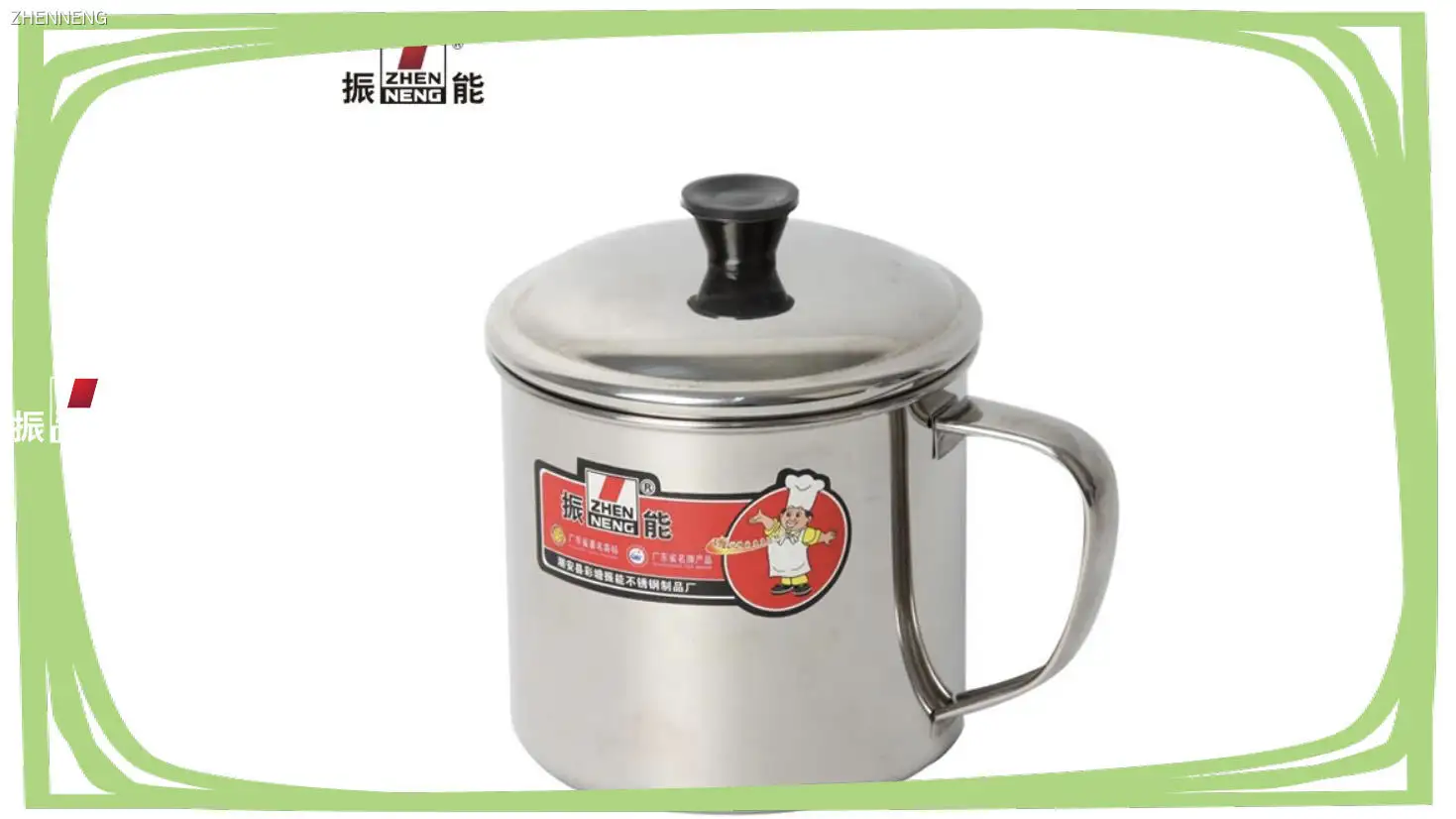 Customizable 9cm Stainless Steel Coffee Cup with Handle and Cover 1
