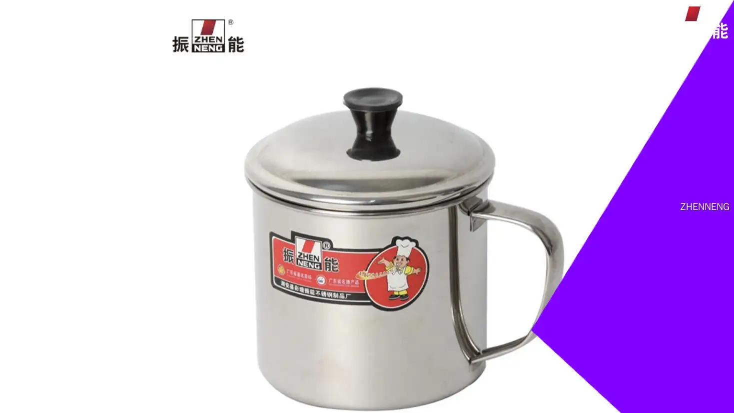 10厘米不锈钢茶杯，带盖和把手 - 高品质、可定制、环保 1