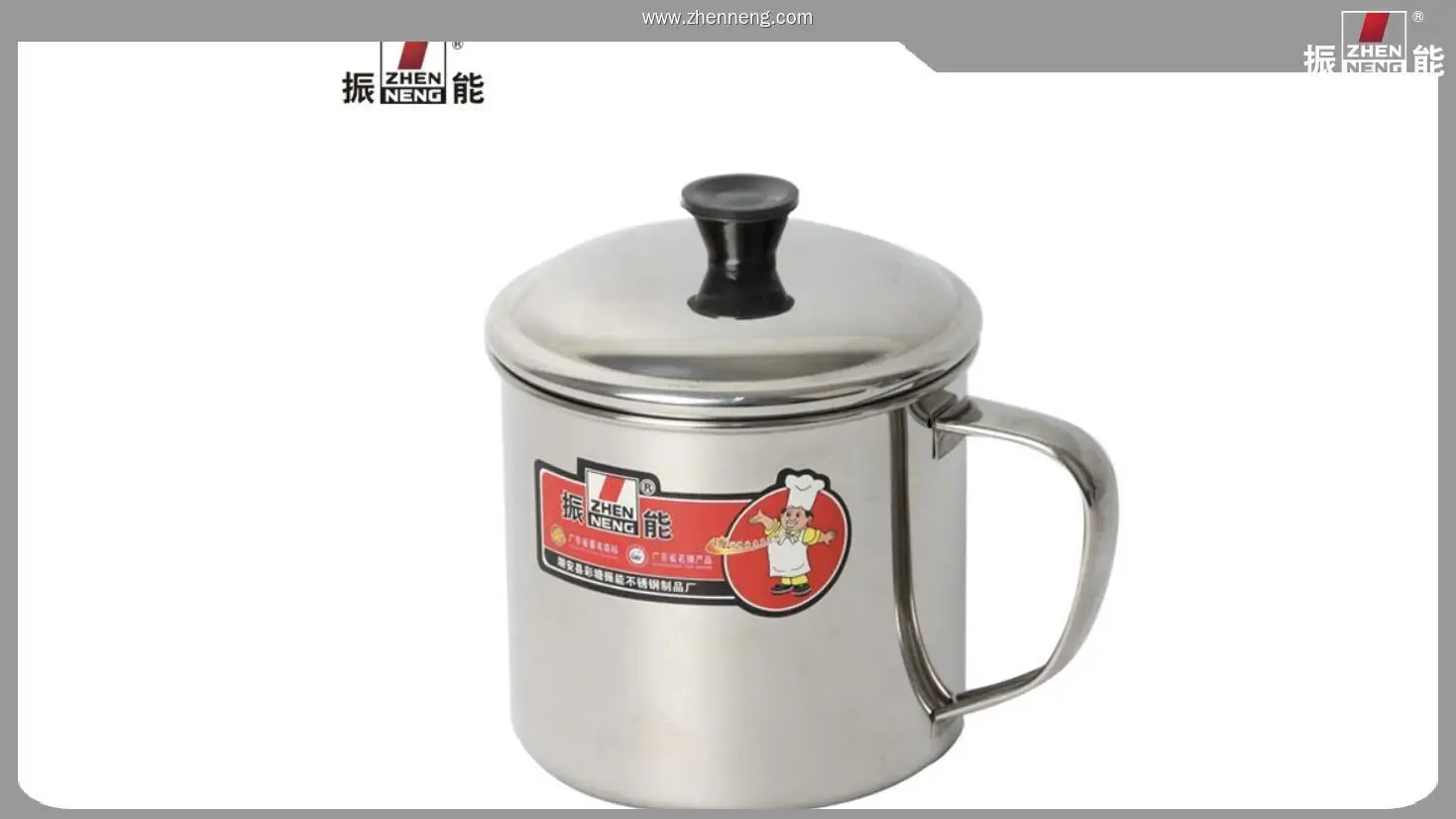 13cm Stainless Steel Water Cup with Handle and Cover - Customizable Specs. 1