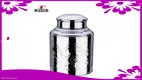 300g Large Stainless Steel Airtight Tea Canister with Double Seal 1