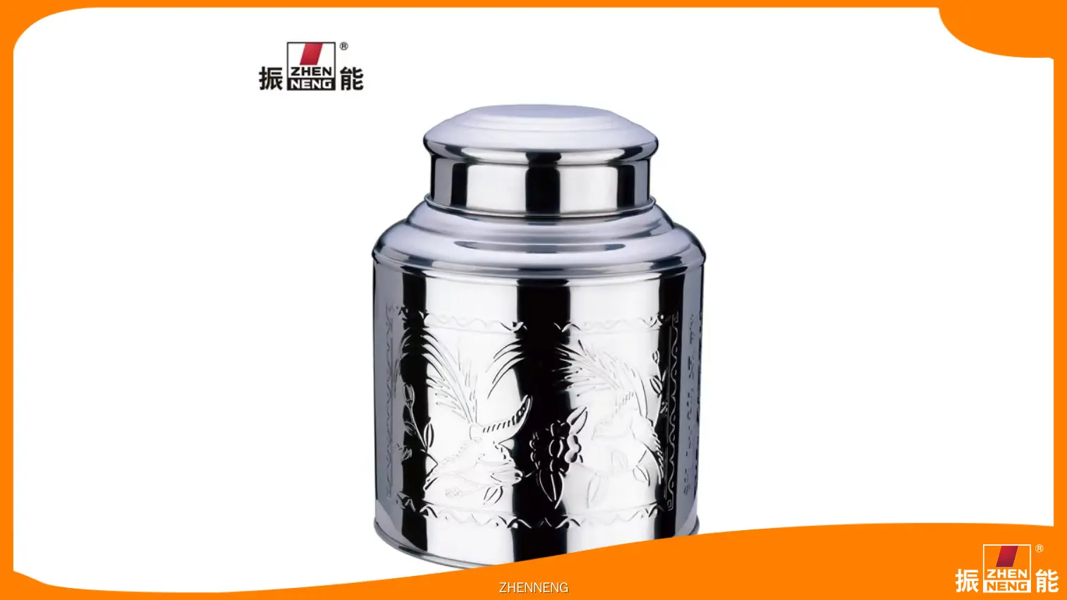Custom stainless steel tea canister Supplier Manufacturer | ZHENNENG 1