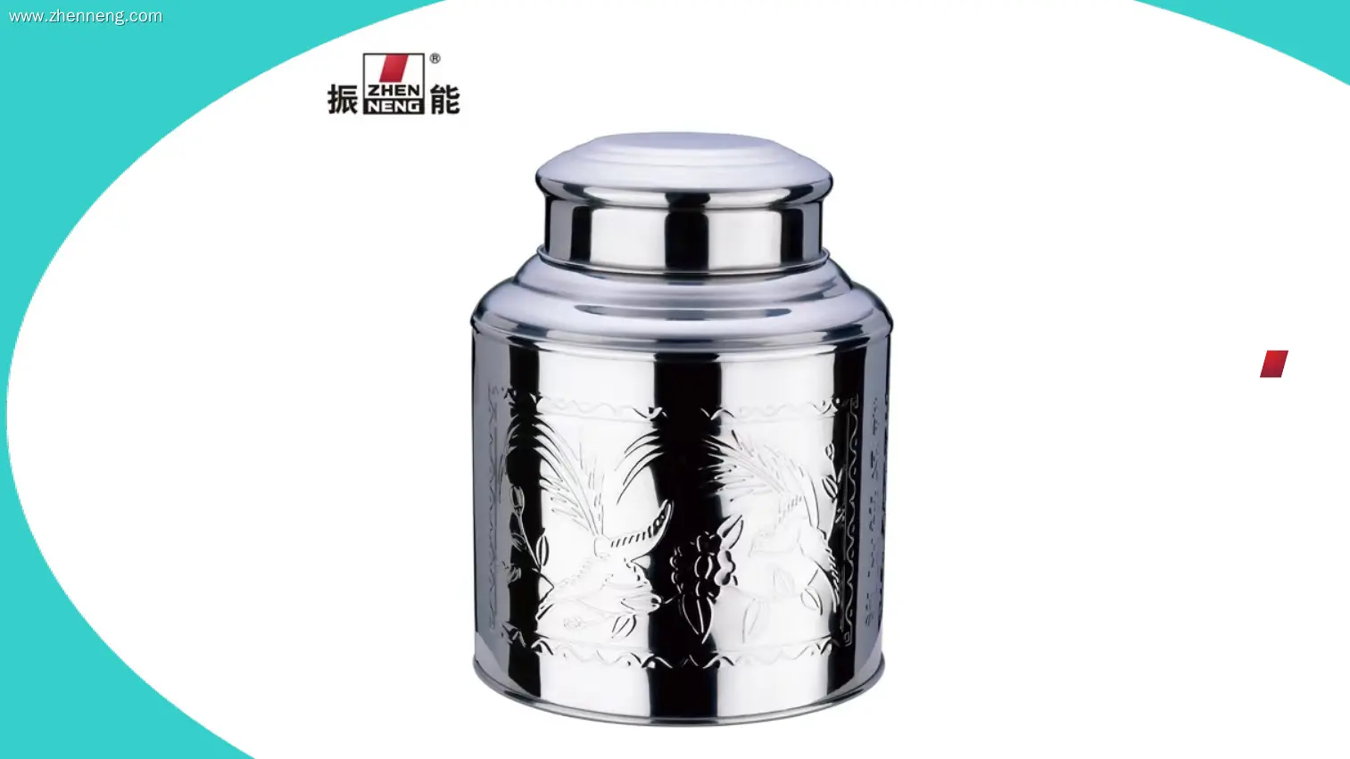 Custom large tea canister factory Manufacturer | ZHENNENG 1