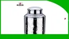 Zhenneng Large Stainless Steel Tea Canister with Lid – Customizable 1000g 1