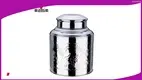 Large Stainless Steel Tea Canister with Lid - High-Quality Storage Container 1