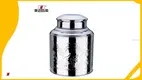 Large Stainless Steel Tea Canister with Lid - High-Quality Storage Solution1 1