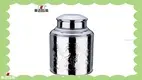 Custom Tea Tins: Large Stainless Steel Canisters with Lid 1