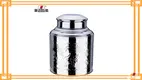 Large Stainless Steel Tea Canister with Lid - High-Quality & Customizable 1