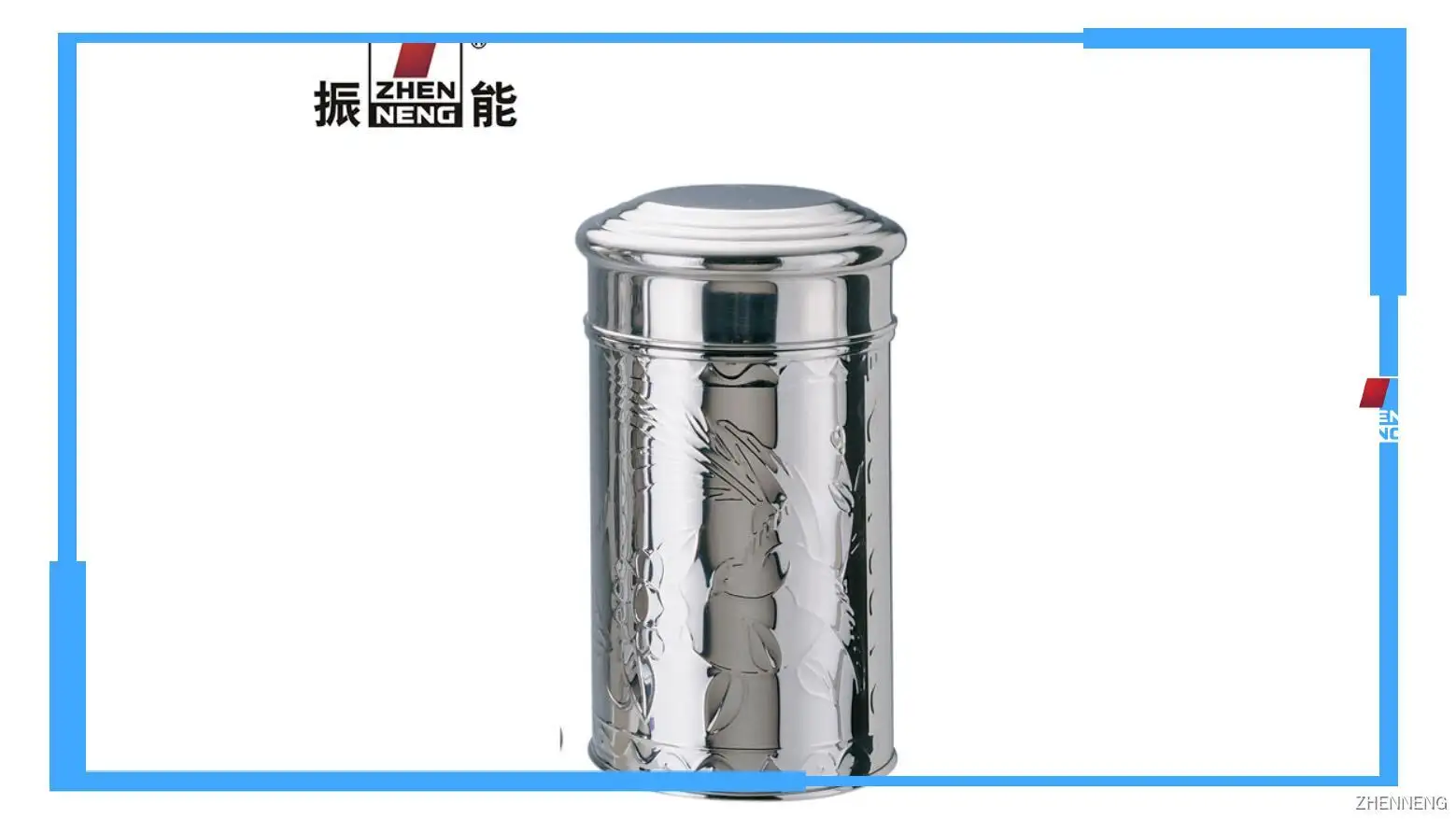 Recipiente para té de acero inoxidable de alta calidad con capacidad para 250 g. 1